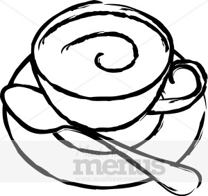 Coffee Cup with Saucer Clipart