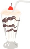 Hot Fudge Sundae Clipart