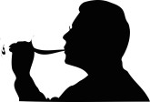 Drinking Wine Clipart