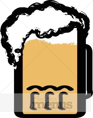 Foaming Beer Mug Clipart