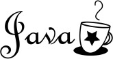 Java Wording with Star Cup