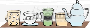 Teacups Clip Art
