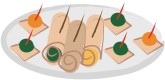 Appetizer Platter Clipart