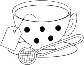 Vintage Teacup Clipart