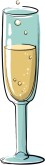 Champagne Glass Clipart