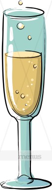 Champagne Glass Clipart