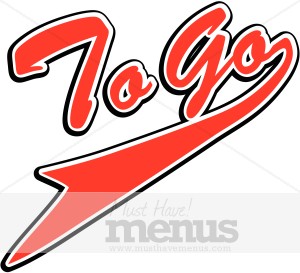 Red To Go Text