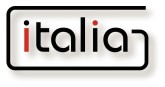 Italia Black Line Word