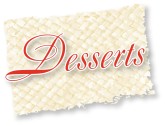 Formal Desserts Clipart