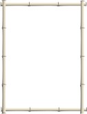 Realistic Bamboo Border