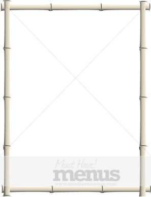 Realistic Bamboo Border