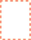 Red Checker Frame