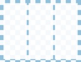 Blue Checkerboard Tri Fold Inside