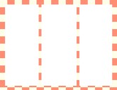 Red Checkered Trifold Inner