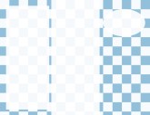 Blue Checkerboard Outer Trifold
