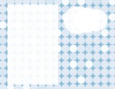 Blue Dots Half Fold