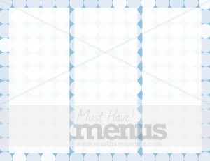 Blue Dot Inner Tri Fold