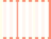 Red and Cream Stripes Inner Trifold