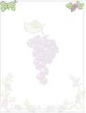 Faded Grapes with Frame Accents
