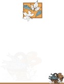 Autumn Leaves and Fish Basket Accent