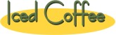 Iced Coffee Yellow Oval