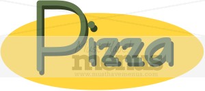 Vintage Pizza Label