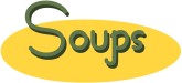 Soups in Yellow Oval