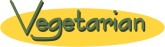 Vegetarian Text in Yellow Oval