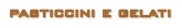 Pasticcini e Gelati Brown Lettering