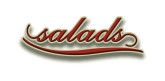 Salads Script with Drop Shadow