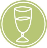 Wine Glass Logo Icon