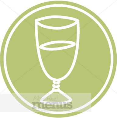 Wine Glass Logo Icon