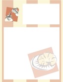 Striped Breakfast Layout