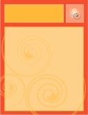 Red and Orange Spiral Background