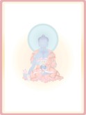 Faded Buddha with Frame