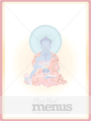 Faded Buddha with Frame