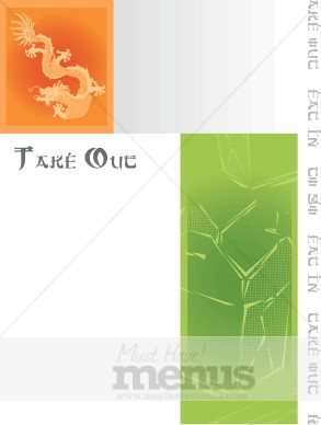 Modern Chinese Takeout Blank