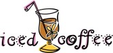 Iced Coffee Clipart