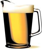Pitcher of Beer Clipart
