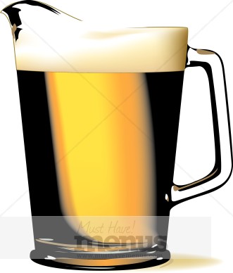Pitcher of Beer Clipart