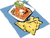 Chips and Salsa Clipart