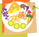Appetizer Plate Clipart