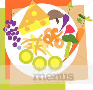 Appetizer Plate Clipart