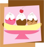 Banana Split Clip Art