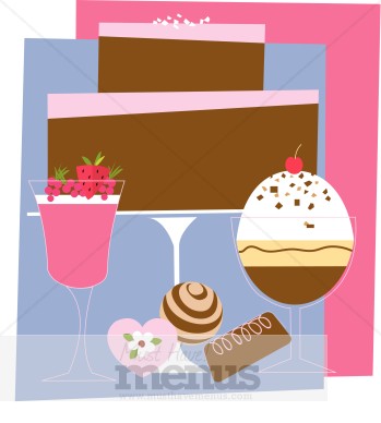 Fancy Dessert Clipart