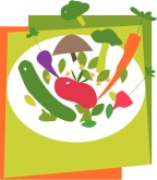 Veggie Plate Clipart