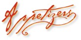 Handwritten Appetizers with Drop Shadow