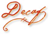 Handwritten Decaf Wordart