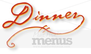 Dinner Clipart