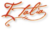 Handwritten Italia Wordart